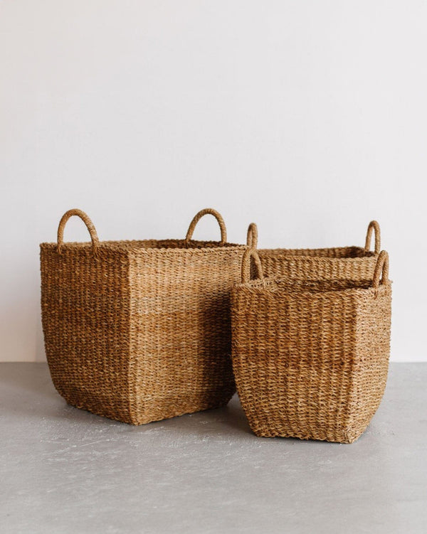 Harvest Square Laundry Baskets Hampers Will & Atlas 