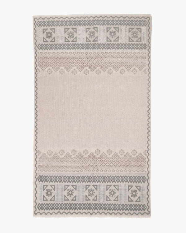 Lattice Hand-knotted Wool Carpet Rugs Kiliim 