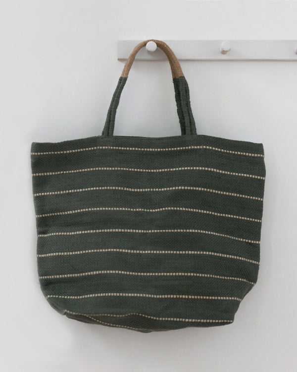 Marin Jute Shopper Bag Handbags Will & Atlas 