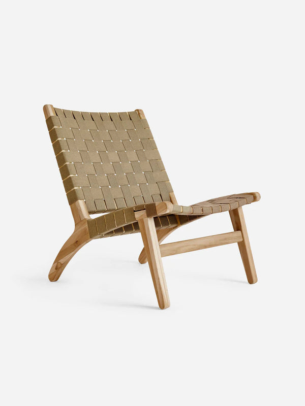 Masaya Lounge Chair - Beige Outdoor Straps Lounge Chairs MasayaCo 