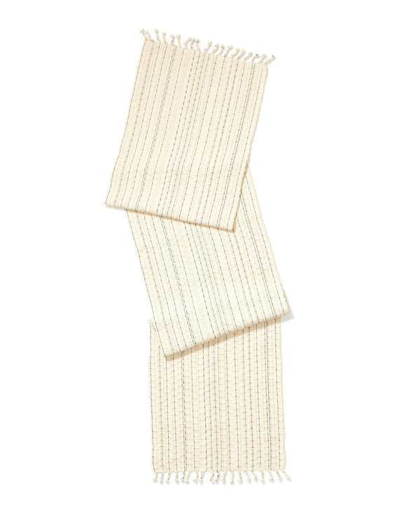 Panalito Long Table Runner in Cream - SAMPLE SALE Table Linens Made Trade 