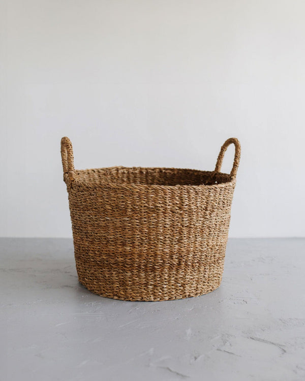 Round Base Laundry Basket Hampers Will & Atlas 