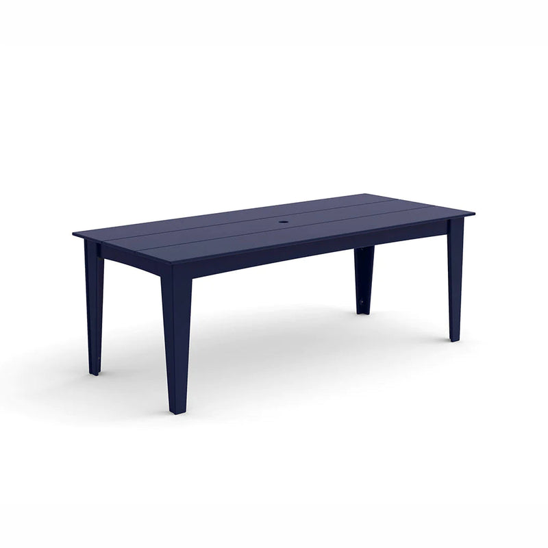 Alfresco Recycled Dining Table Tables Loll Designs 82" Navy Blue Umbrella Hole