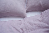 Area Home Camille Linen Duvet Cover - Lilac Bedding and Bath Area Home 