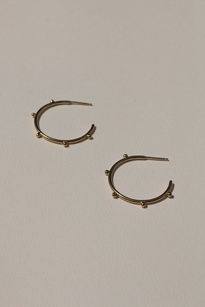 Bentu 14k Gold Hoops Earrings Yewo Large Hoop 