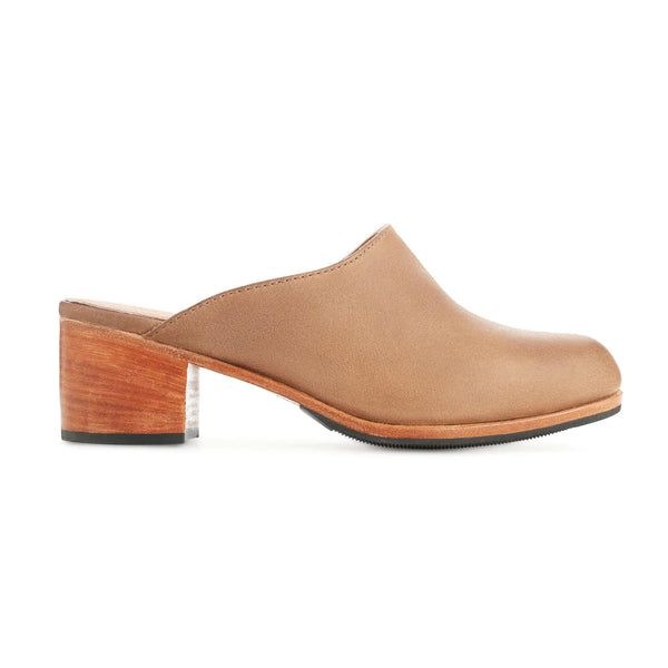 Camila Leather Mules Mules Adelante Shoe Co. Desert Brown 11.5 