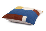 Casa Amarosa Ladakh Handcrafted Throw Pillow, Multi- 18x18 inch CUSHIONS Casa Amarosa 