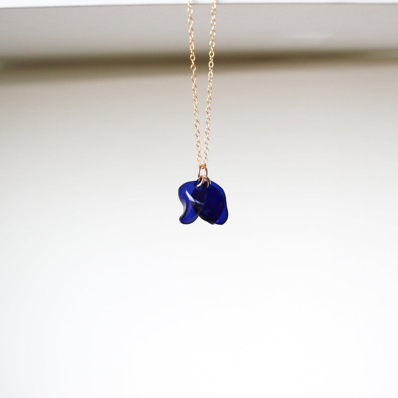 Catalina Upcycled Necklace Necklaces Giulia Letzi + META Jewelry Dark Blue 