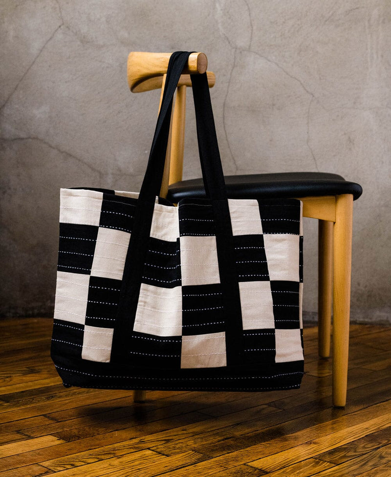Checkered Tote Tote Bags Anchal 