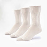 Classic Unisex Crew Socks - 3 Pack Socks Maggie's Organics M Natural 