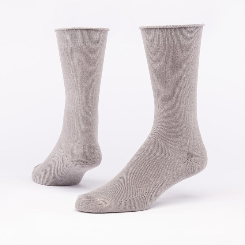 Cushion Unisex Crew Socks - Single Socks Maggie's Organics M Taupe 