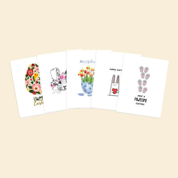 Easter Variety Plantable Cards - 10 Pack Greeting Cards Cute Root 