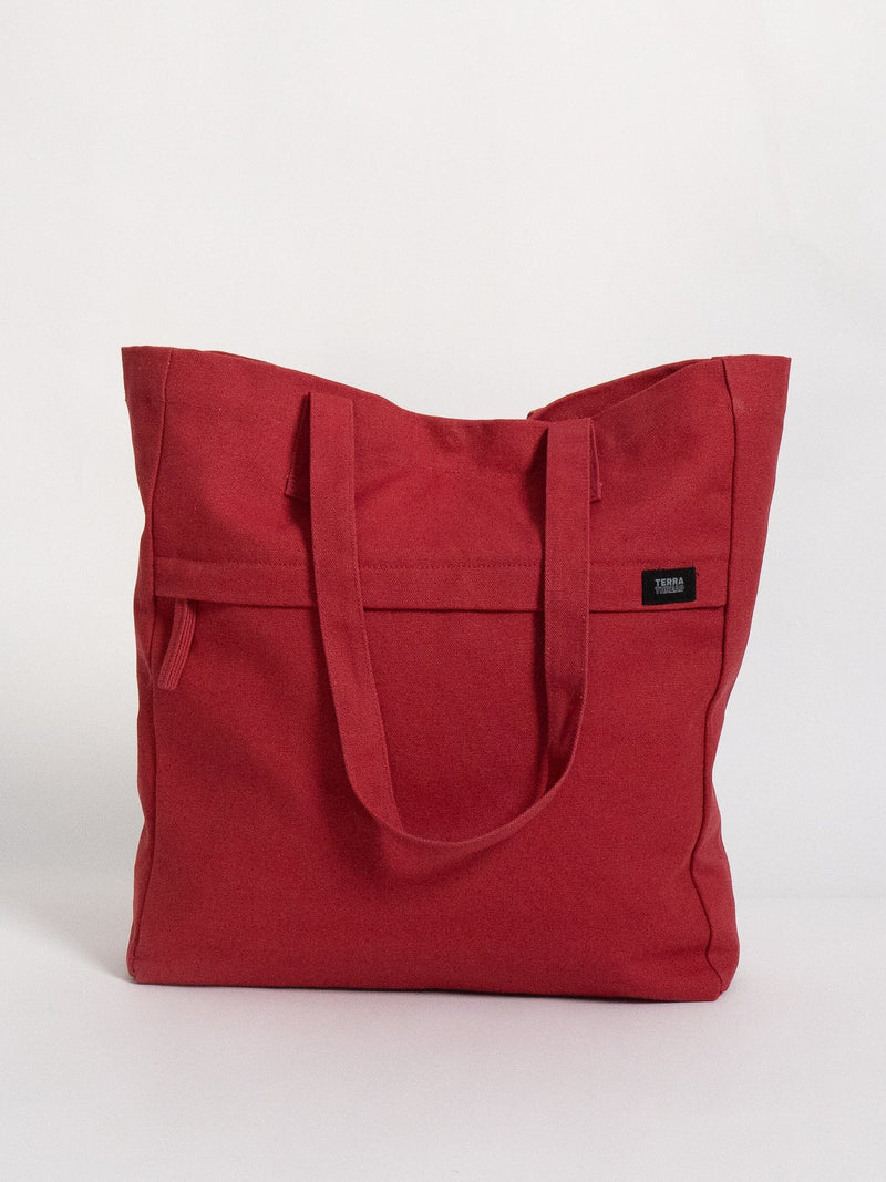 Executive Work Tote Bag Tote Bags Terra Thread Ruby Red 