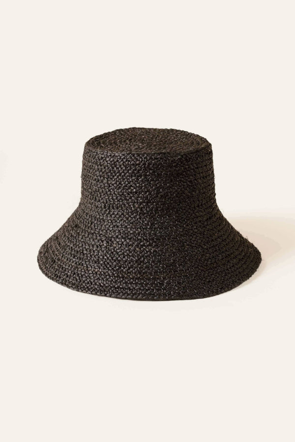 Indego Africa Raffia Sun Hat Black hat Indego Africa 