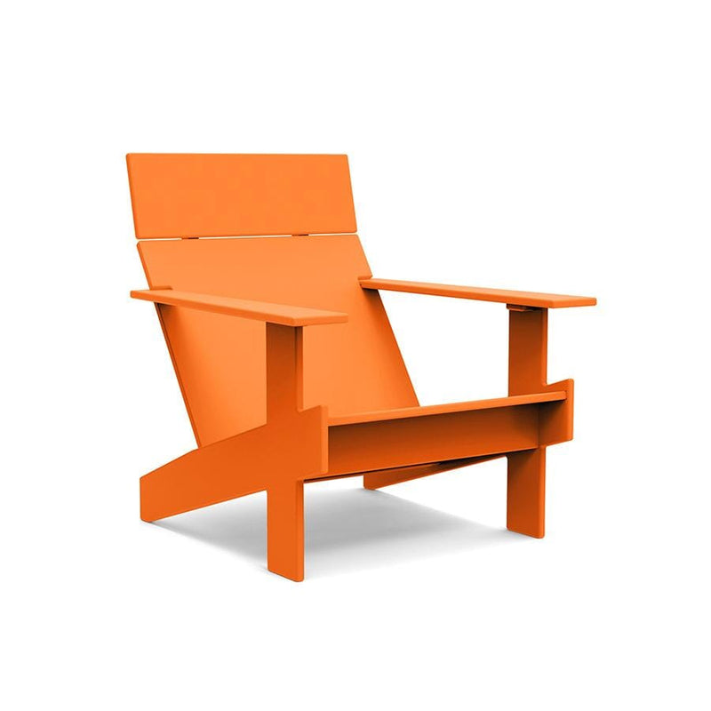 Lollygagger Recycled Lounge Chair Lounge Chairs Loll Designs Sunset Orange 