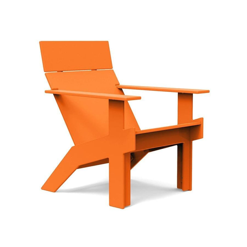 Lollygagger Recycled Lounge Chair Lounge Chairs Loll Designs Sunset Orange Tall 