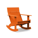 Lollygagger Recycled Rocker Chair Rocking Chairs Loll Designs Sunset Orange 
