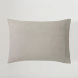 Luxe Weave French Linen Pillowcase Set Pillowcases Sijo Standard Fog 