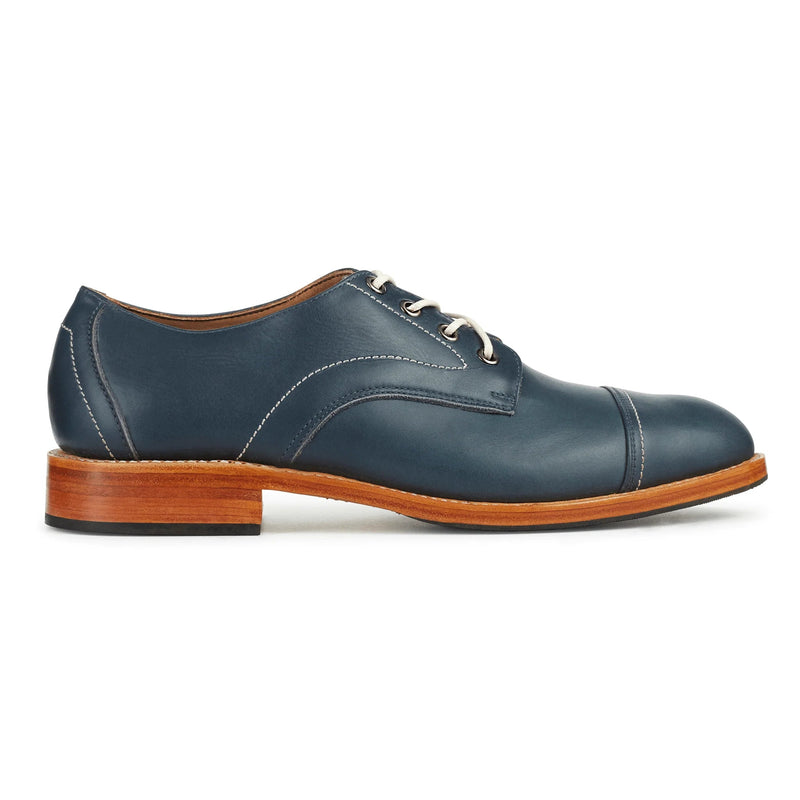Men's Marco Leather Derbys Oxfords Adelante Shoe Co. Denim 8 