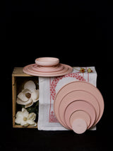 Middle Kingdom COLD MOUNTAIN PLATES (DUSTY PINK) Middle Kingdom 