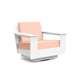 Nisswa Lounge Swivel Outdoor Seating Loll Designs Cloud White Cast Petal 