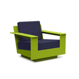 Nisswa Recycled Lounge Chair Lounge Chairs Loll Designs Leaf Green Canvas Navy 