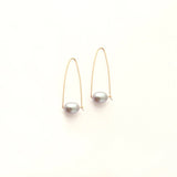 Petal Recycled Gold Earrings Earrings Sara Patino Jewelry Gray 