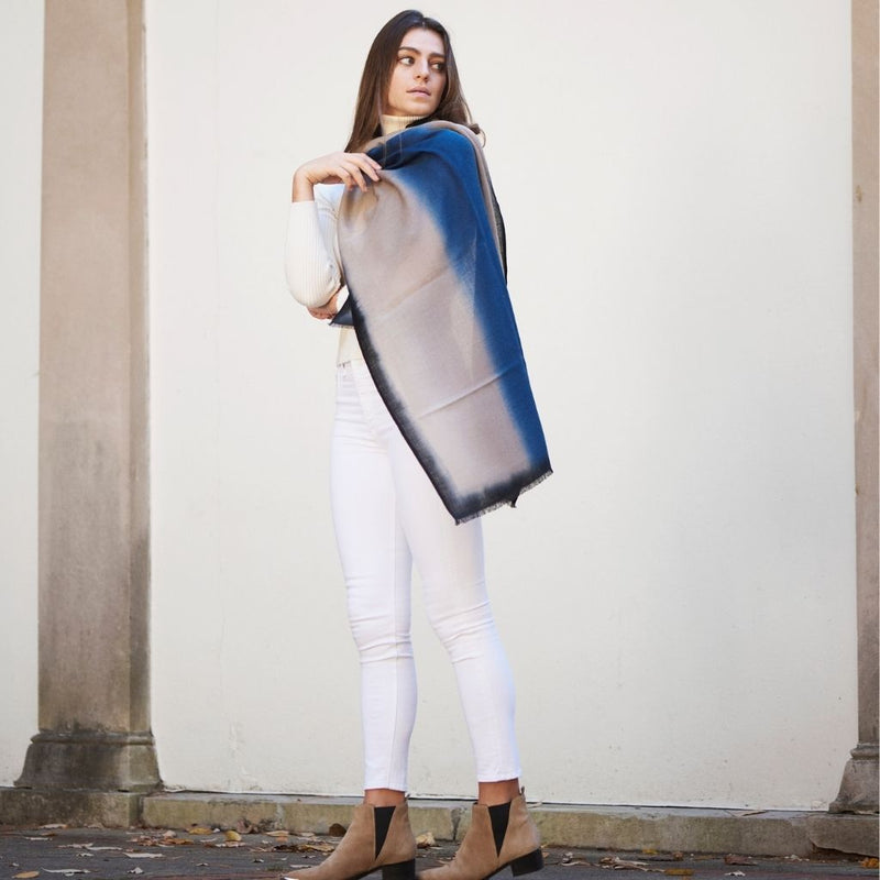 Prussian Cashmere Scarf Studio Variously 