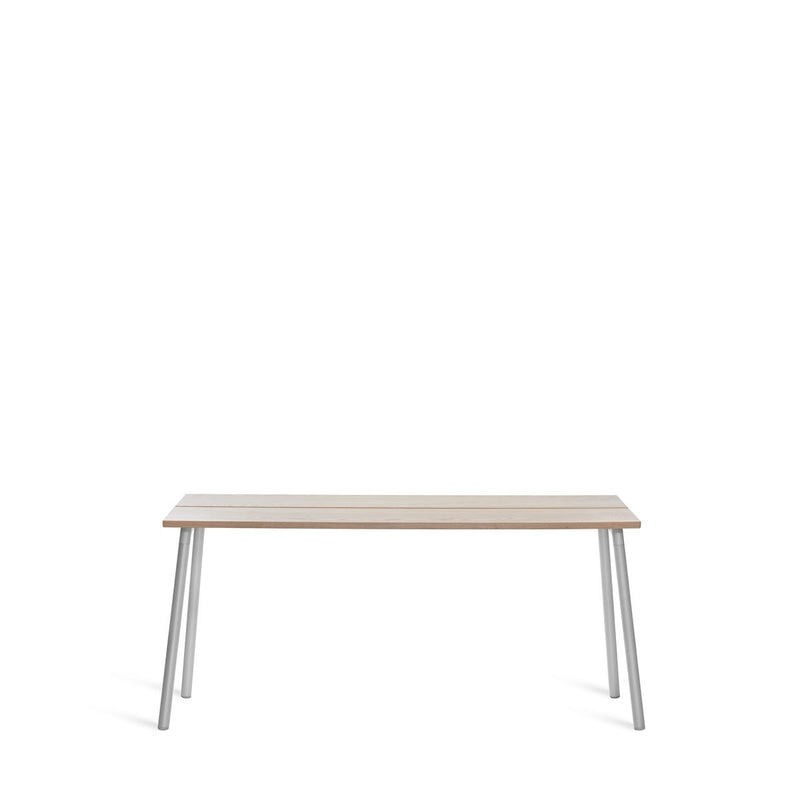 Run Side Table - Aluminum Frame Furniture Emeco 62" Ash 