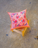 Soil to Studio Teejan - Handwoven & Block-printed Linen Pillow Pillows Soil to Studio 