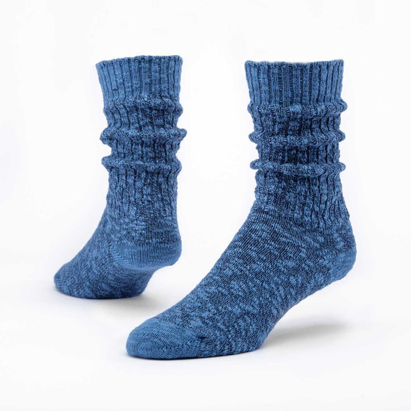 Solid Ragg Unisex Socks - Single Socks Maggie's Organics L Navy 