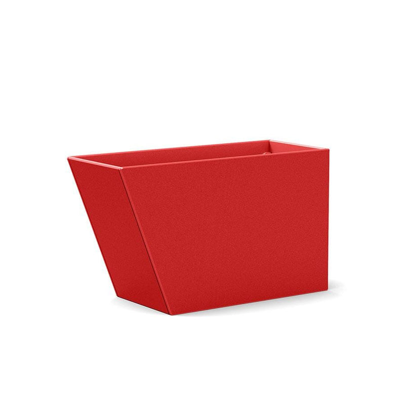 Tessellate Jut Recycled Planter Planters Loll Designs Apple Red 18" Tall Standard 12" Wide