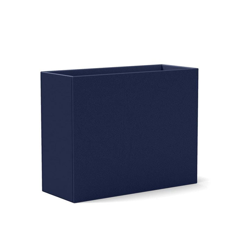 Tessellate Rectangle Recycled Planter Planters Loll Designs Navy Blue Standard 12" 