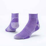 Urban Hiker Unisex Wool Ankle Socks - Single Socks Maggie's Organics L Light Purple 