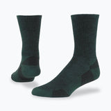 Urban Hiker Unisex Wool Crew Socks - Single Socks Maggie's Organics M Dark Green 