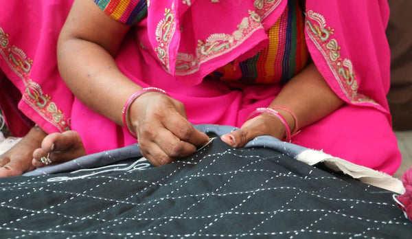 Spotlight on Anchal: A Modern Take on Kantha Quilting with Women Artisans in Ajmer, India