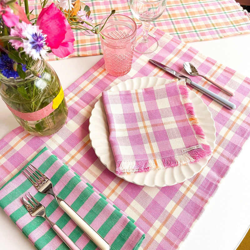 Abigail Plaid Party Napkin Table Linens Archive New York 