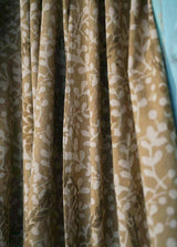 Alfu Natural Floral Curtain Panel Curtains Ichcha 