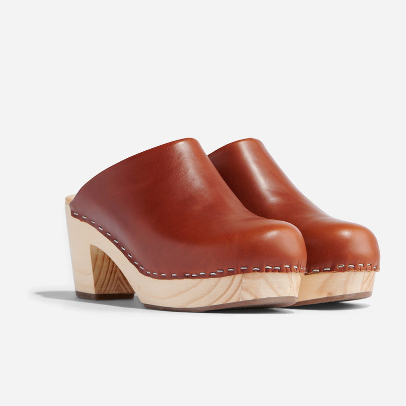 All-Day Heeled Clog Clogs Nisolo Brandy 5 