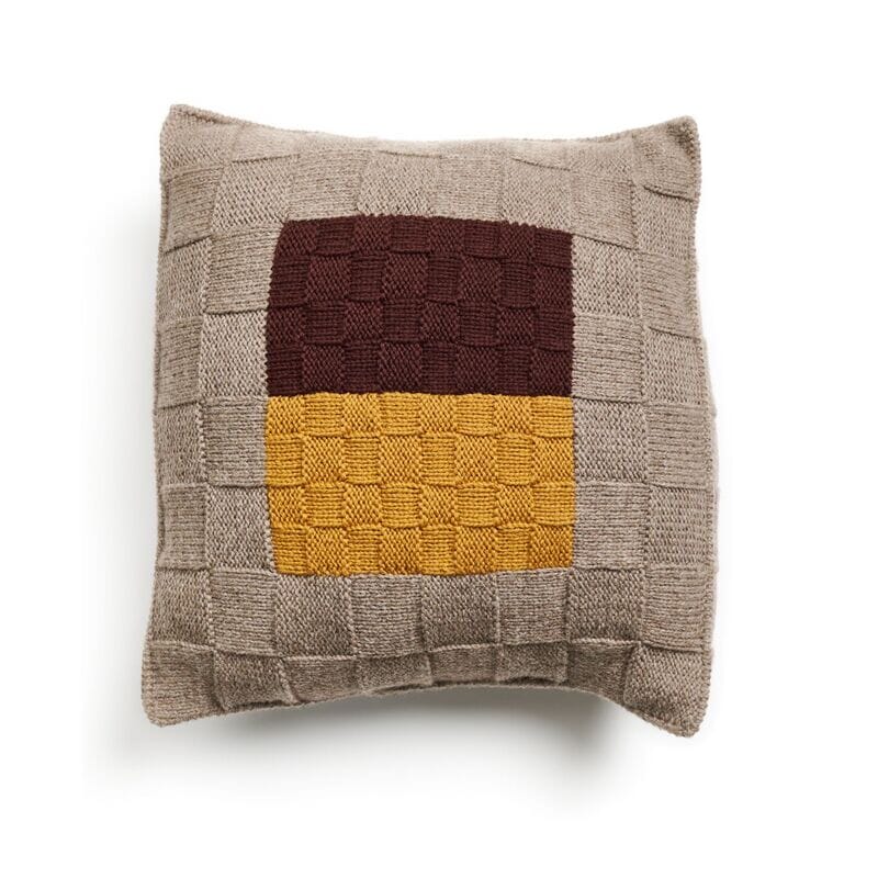 Andes Topaz Hand Knitted Pillow Throw Pillows Studio Variously 