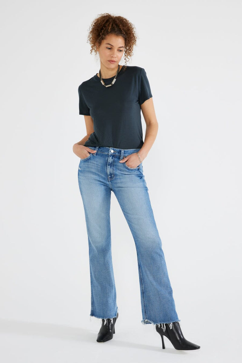 Anya Modern Stretch Flare Jeans - Pacific Coast denim ÉTICA 