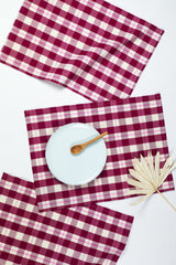 Archive New York Abigail Plaid Placemat Kitchen Archive New York 