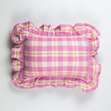 Archive New York Abigaill Ruffle Plaid Pillow Archive New York 