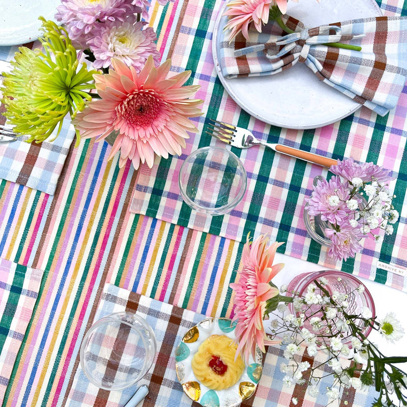 Archive New York Lola Plaid Placemat Kitchen Archive New York 
