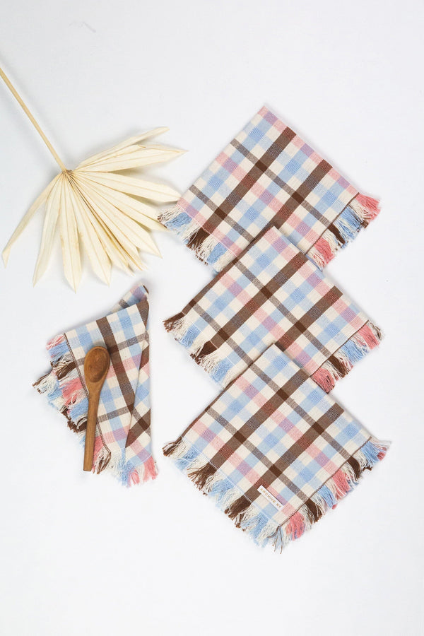 Archive New York Louisa Plaid Party Napkin Kitchen Archive New York 