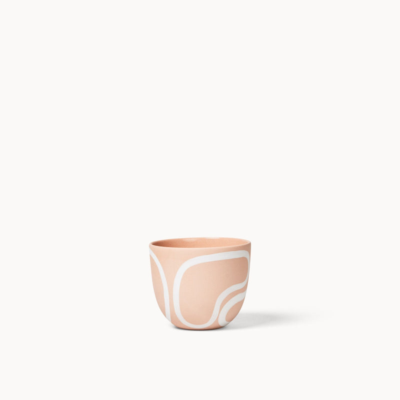 Blush Outline Planters Planters Franca NYC Small 