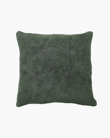 Boucle Cotton Fur Pillow Throw Pillows Casa Amarosa Sage Without Insert 