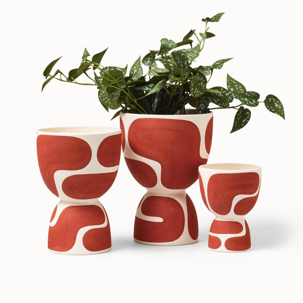 Canyon Color Block Stacked Planters Planters Franca NYC 