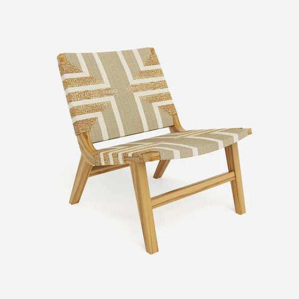 Casares Lounge Chair - Reynaga Pattern Accent + Dining Chairs MasayaCo 