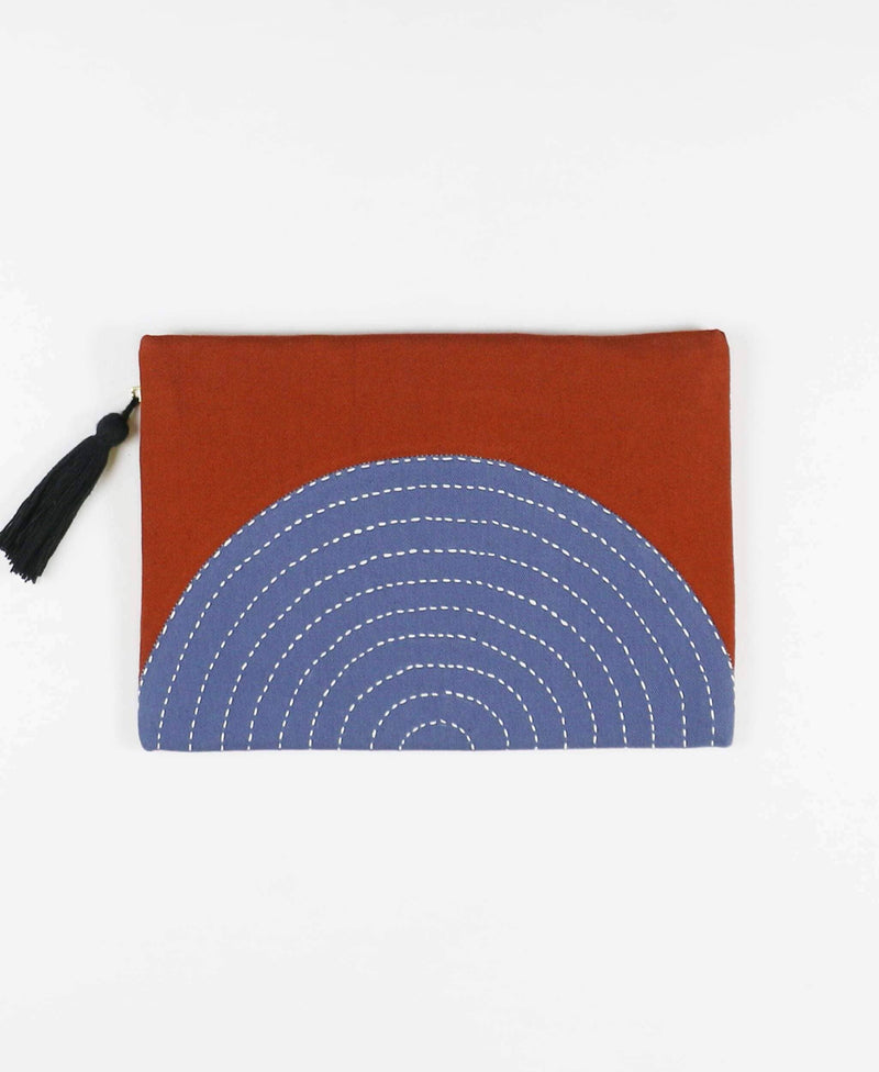 Eclipse Pouch Clutch Clutches Anchal Rust 